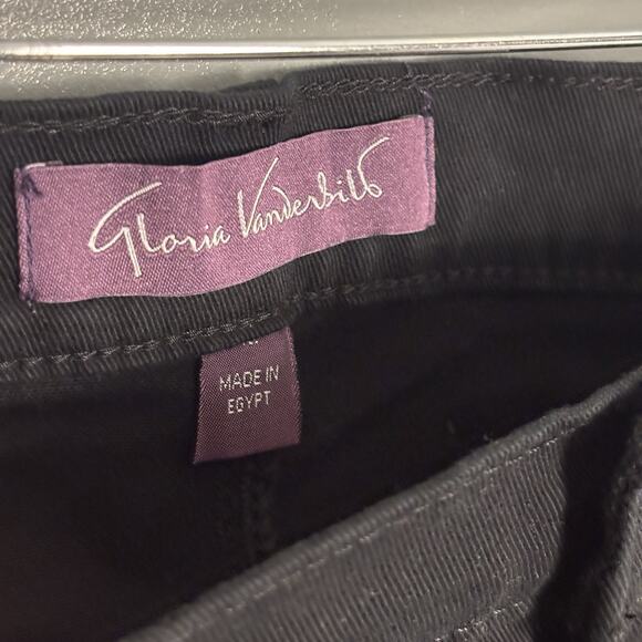 NWT Gloria Vanderbilt Amanda Jeans Black New 12 Pants Work - Picture 4 of 11
